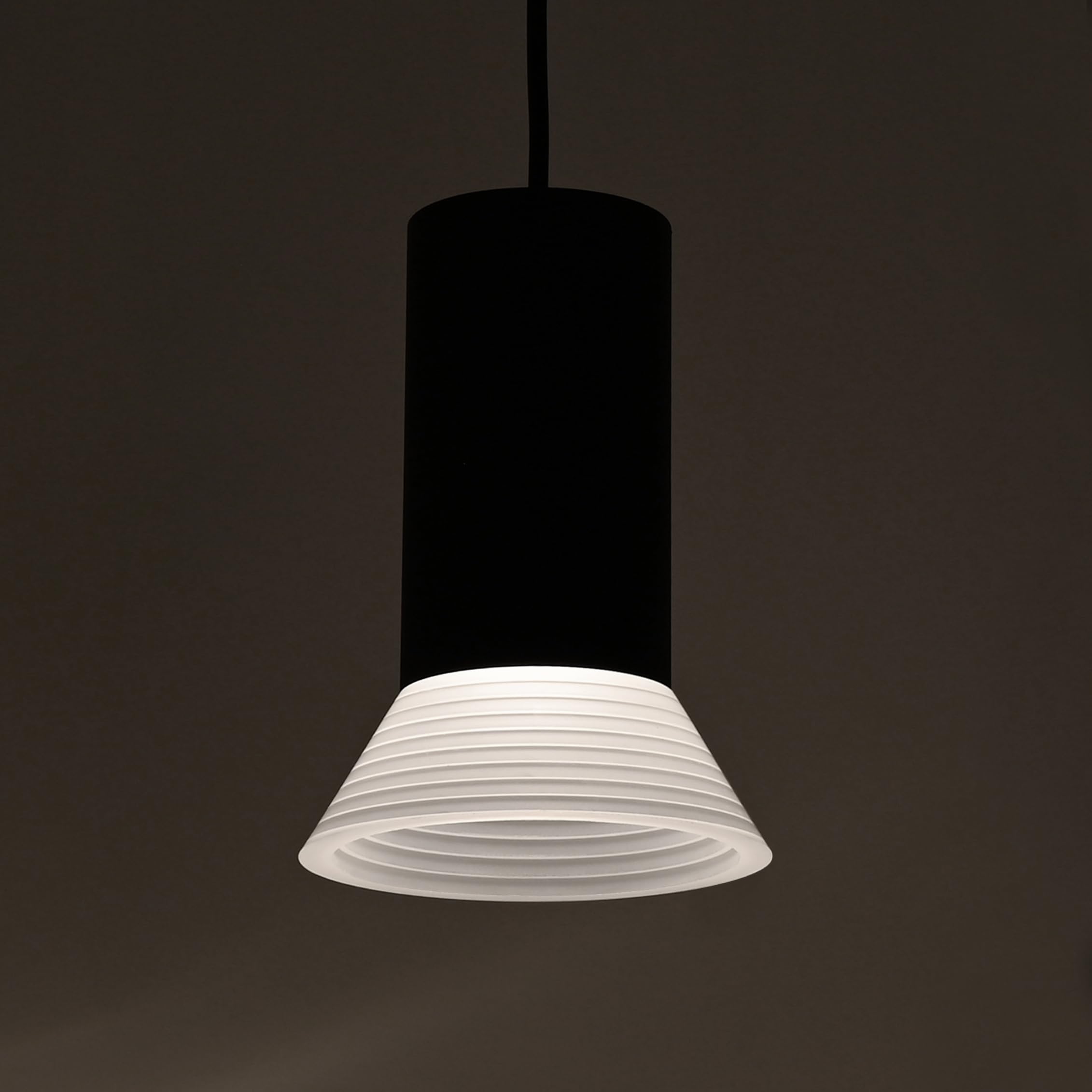 Modern Black Pendant Light,Hanging Bedside Lamp Industrial,Kitchen Island Lighting With Acrylic And Aluminum Lampshade,Single Ha