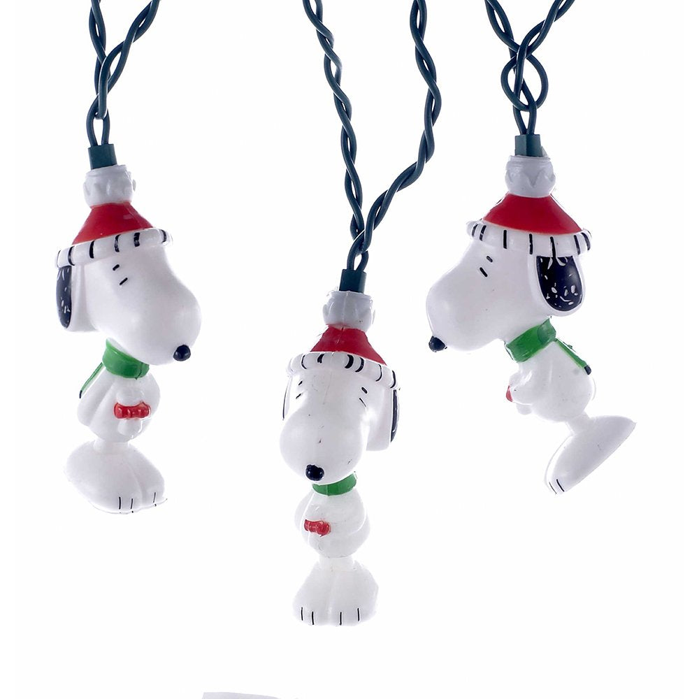 Peanuts Kurt Adler 11-Foot 10-Light Snoopy Light Set