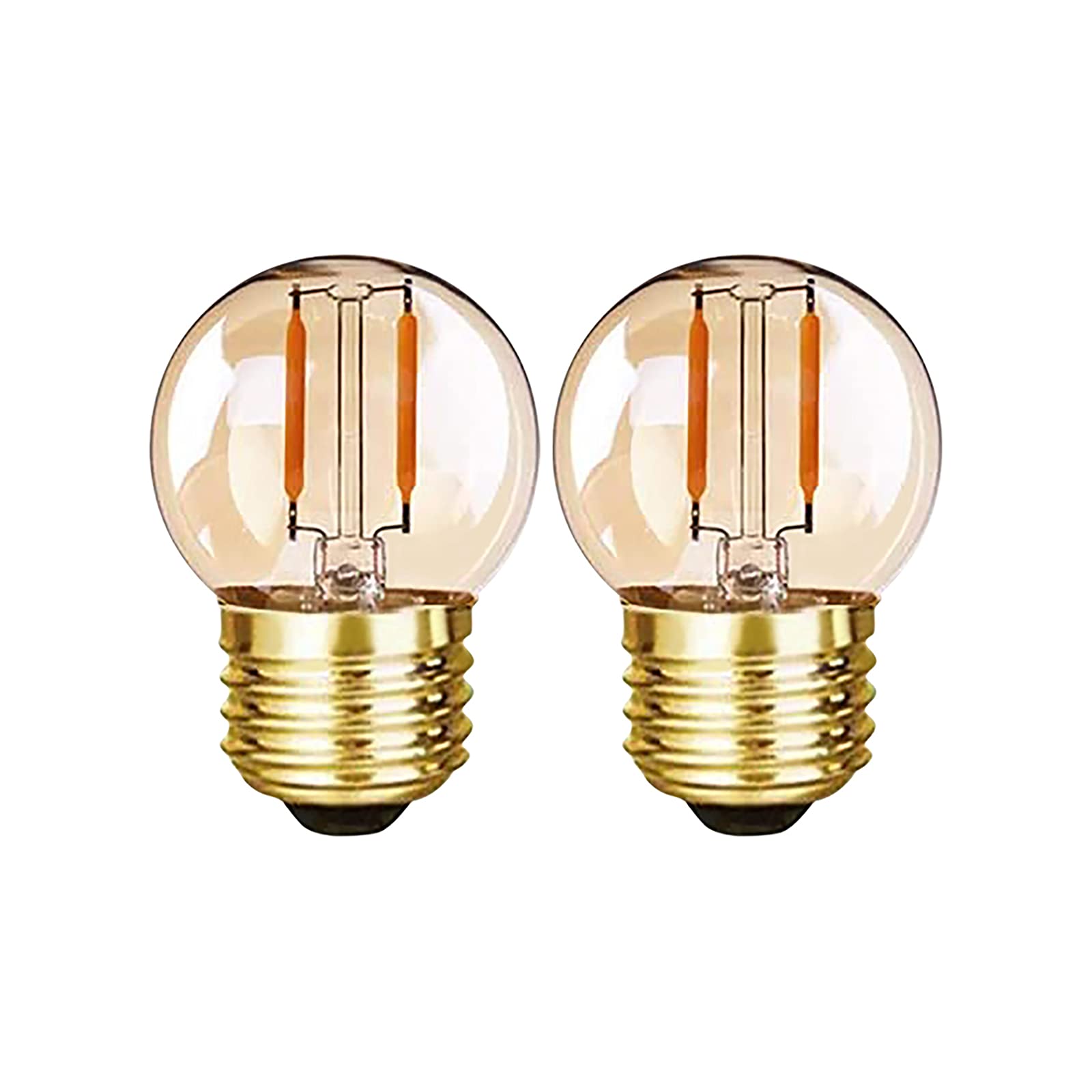 Grensk G40 Low Watt Light Bulb Edison Led Bulb Mini Globe Light Bulbs 1W Equivalent To 10Watt Incandescent E26 Screw Base Led Bu