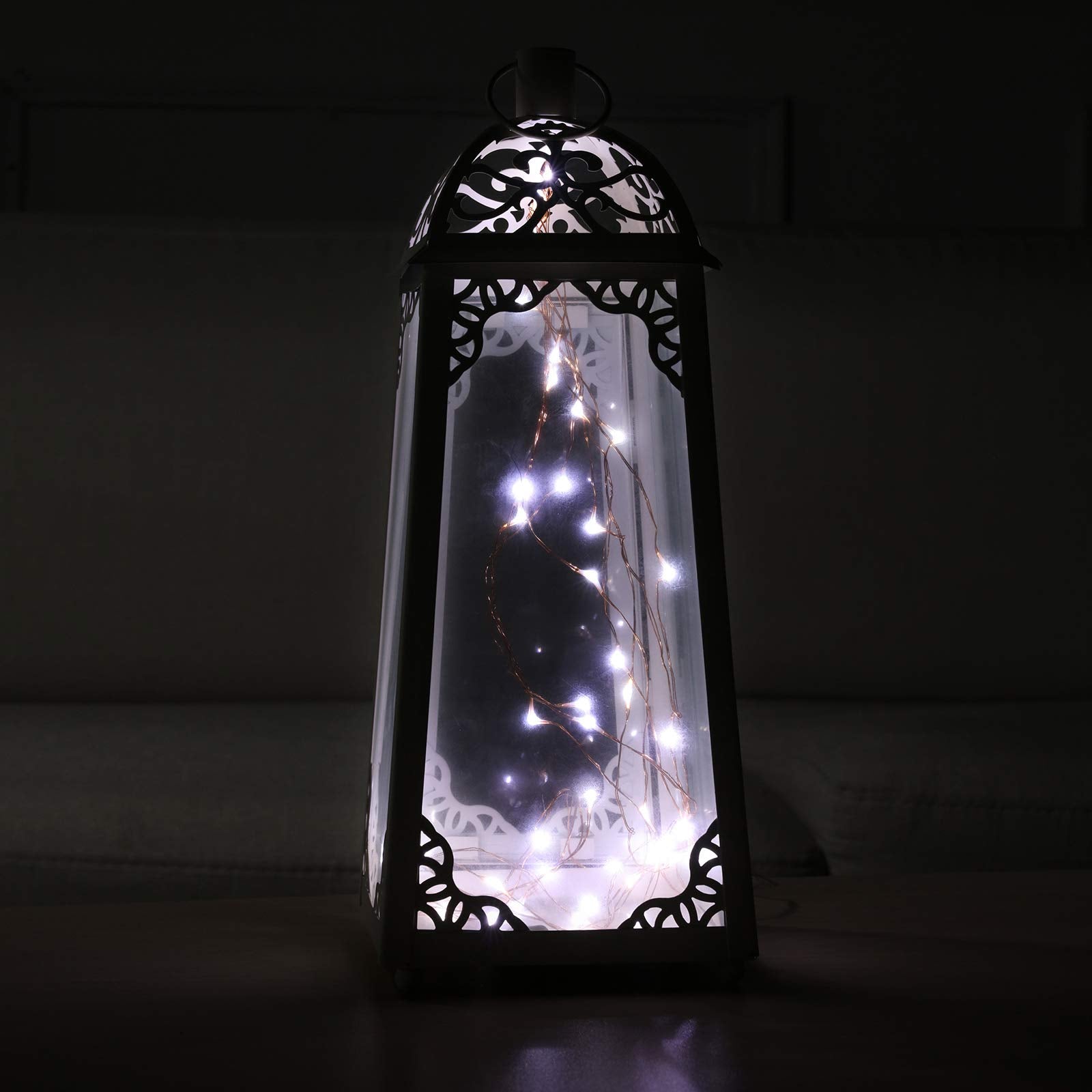 Mikasol Fairy Lights Battery Operated, 4 Packs Mini 3*Aaa Battery Powered Copper Wire Led Starry String Lights Firefly Lights For Bedroom, Christmas, Parties, Decoration (5M/16Ft Cool White)