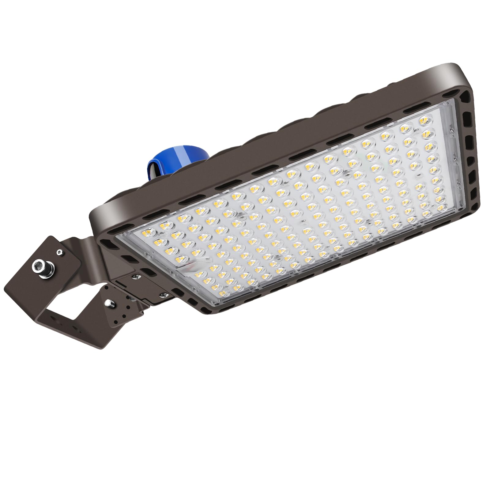 Tomourd 350W LED Parking Lot Lights - Dusk to Dawn 52500LM Super Bright Adjustable Trunnion Yoke Wall Mount IP65 Waterproof Heavy Duty Commercial for Large Area Shoebox Flood Security Lighting