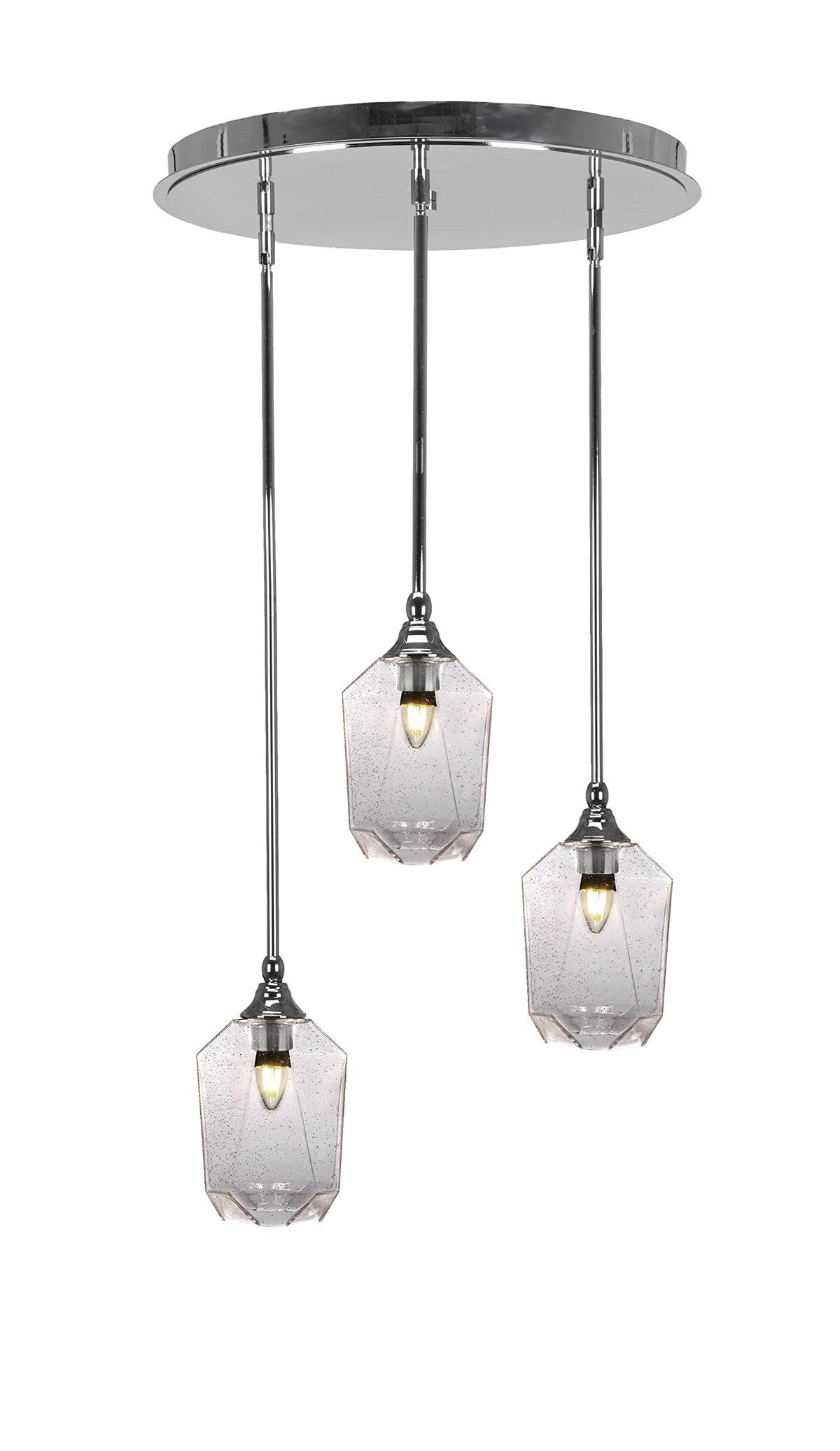 Empire 3 Light Cluster Pendalier in Chrome Finish (2183-CH-4460)