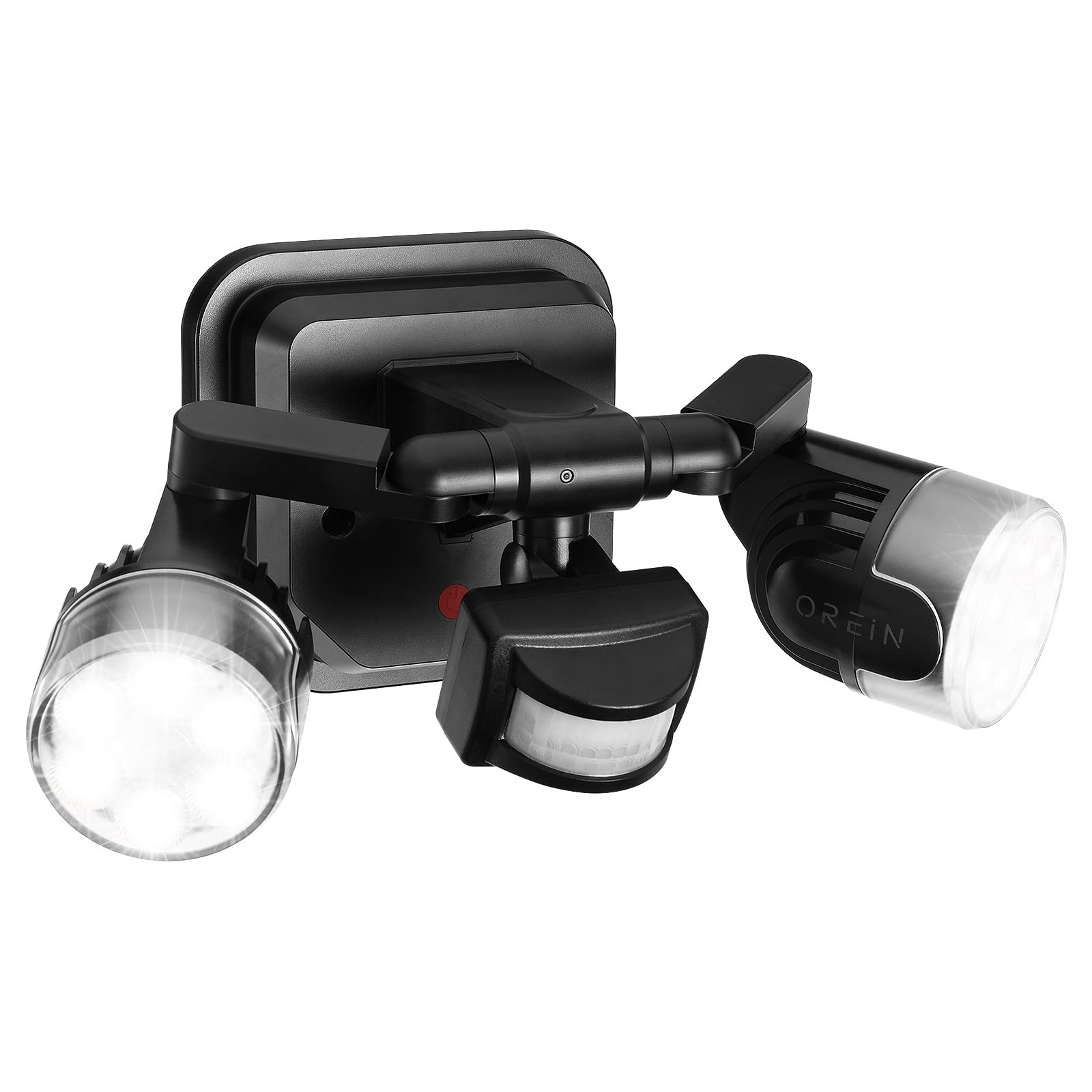OREiN Motion Sensor Outdoor Lights, 3500LM 450? Adjustable Security Light Dimmable Dusk to Dawn Flood Lights Outdoor, 180? Motio