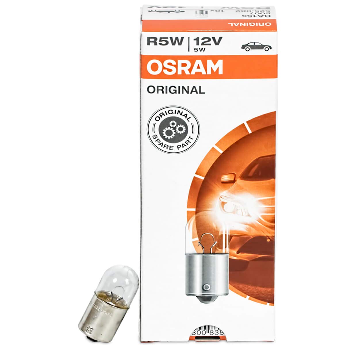 OSRAM SYLVANIA 5007 Miniature Bulb Pack of 10, Basic Model, Clear