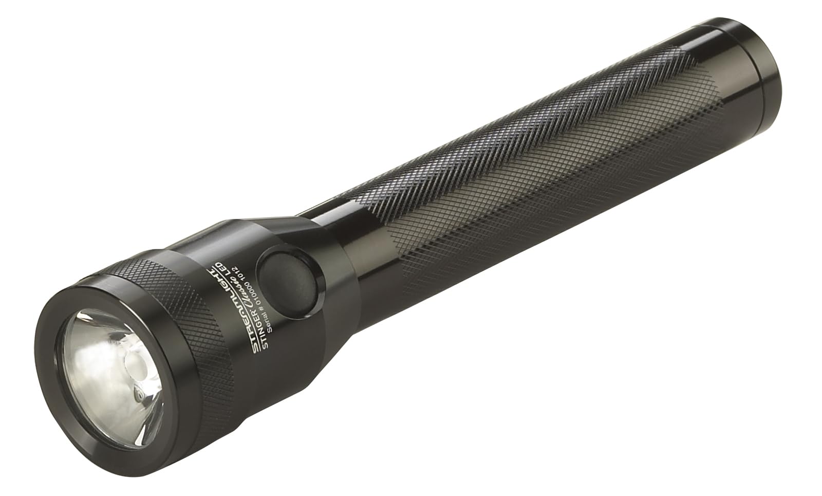 Streamlight 75675 Stinger Classic 500-Lumen Rechargeable LED Flashlight with 12-Volt DC Smart Charger, Black