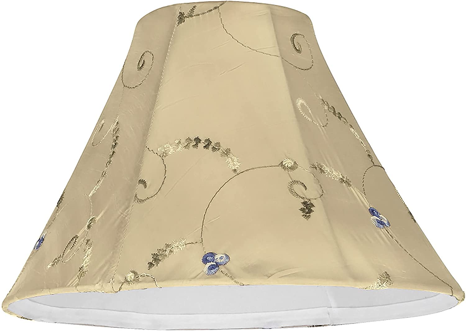 Aspen Creative 58026A, Bell Uno Lamp Shade, Gold, 4&quot; Top X 10&quot; Bottom X 7&quot; Slant Height, Slip Uno 33Mm