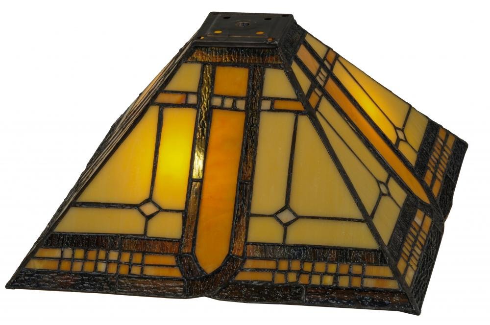 Meyda Tiffany Lighting, 13 sq. in, Custom Finish, Model 137957, Metal