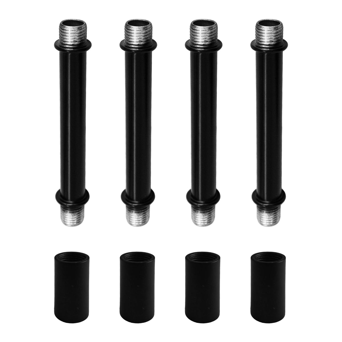 Auxbc 3.15” Straight Pipe Lamp Stem Kit - M10 Double End Threaded Rods ...