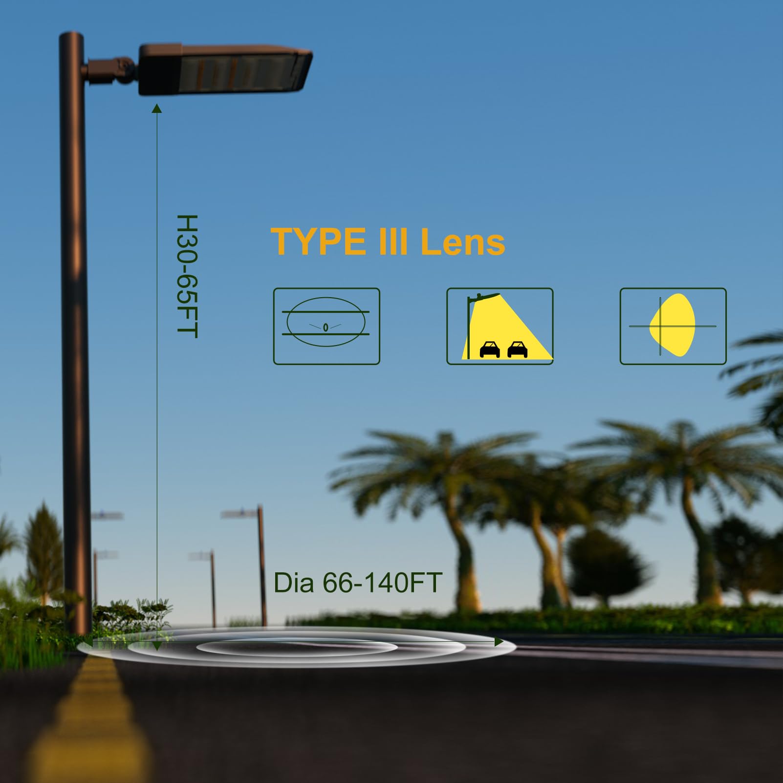 Acohook 600W Led Parking Lot Lighting 90000Lm(150Lm/W) Slipfitter Mount Parking Lot Lights With Smart Photocell 5000K 6Kv Spd Outdoor Waterproof Led Street Light Etl Listed 7 Yrs Warranty 2Pack