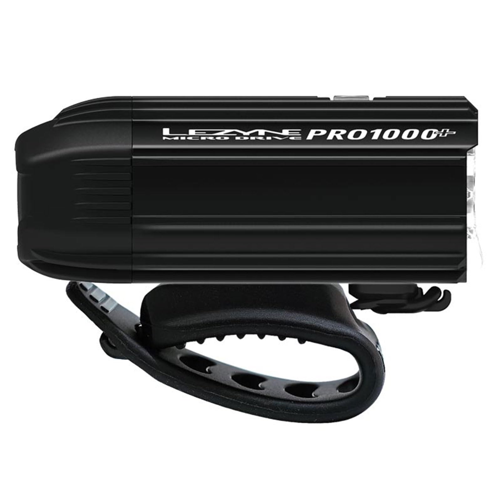 LEZYNE Micro Drive Pro 1000+ Bicycle Front Light, USB Rechargeable, 1000 Lumens, IPX7, Black Satin, Model 1-LED-25F-V337