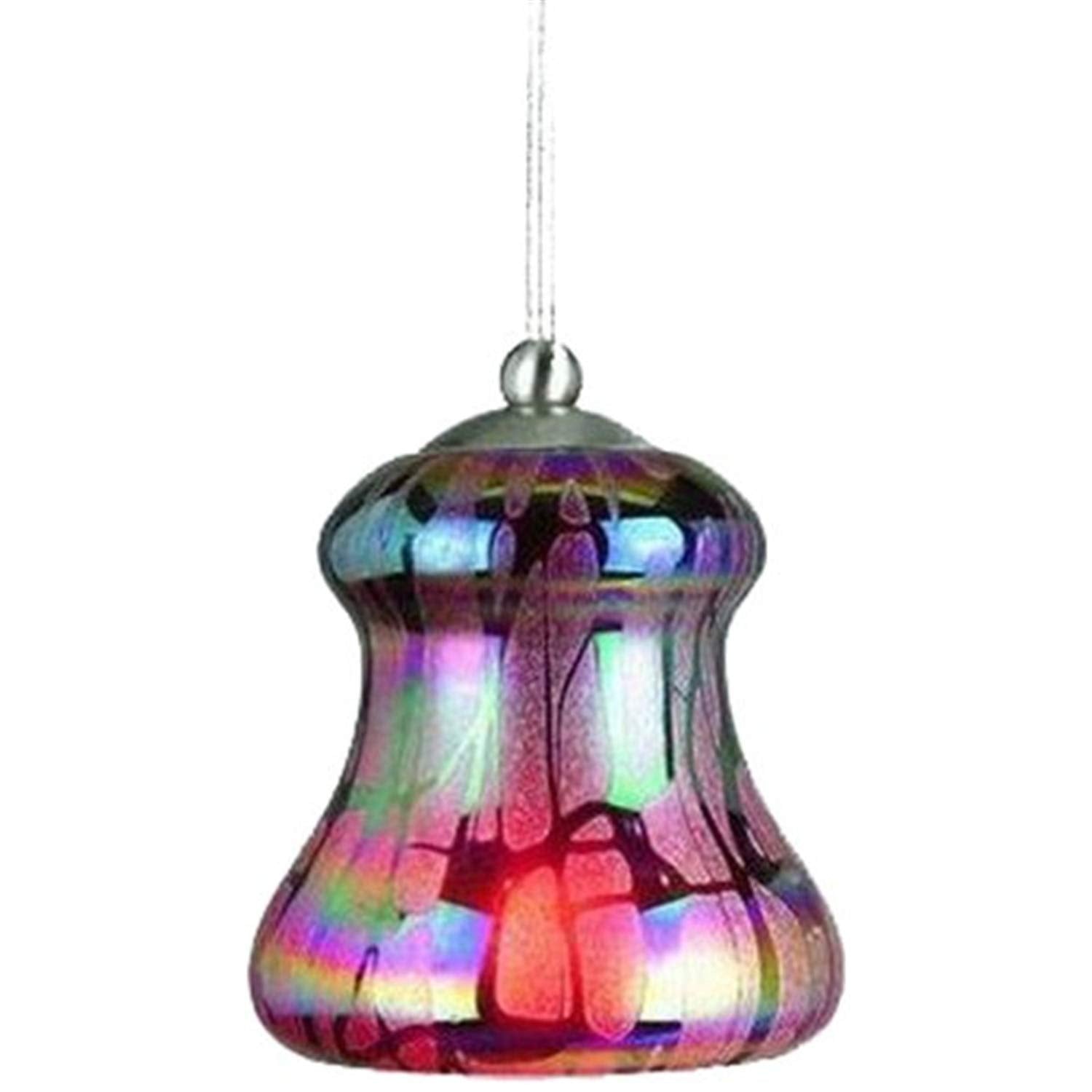 Cal Lighting Pendant Light, Metal, 5.25x5.25x5.3 inches, Model CALUP-982A/6-BS, As Shown