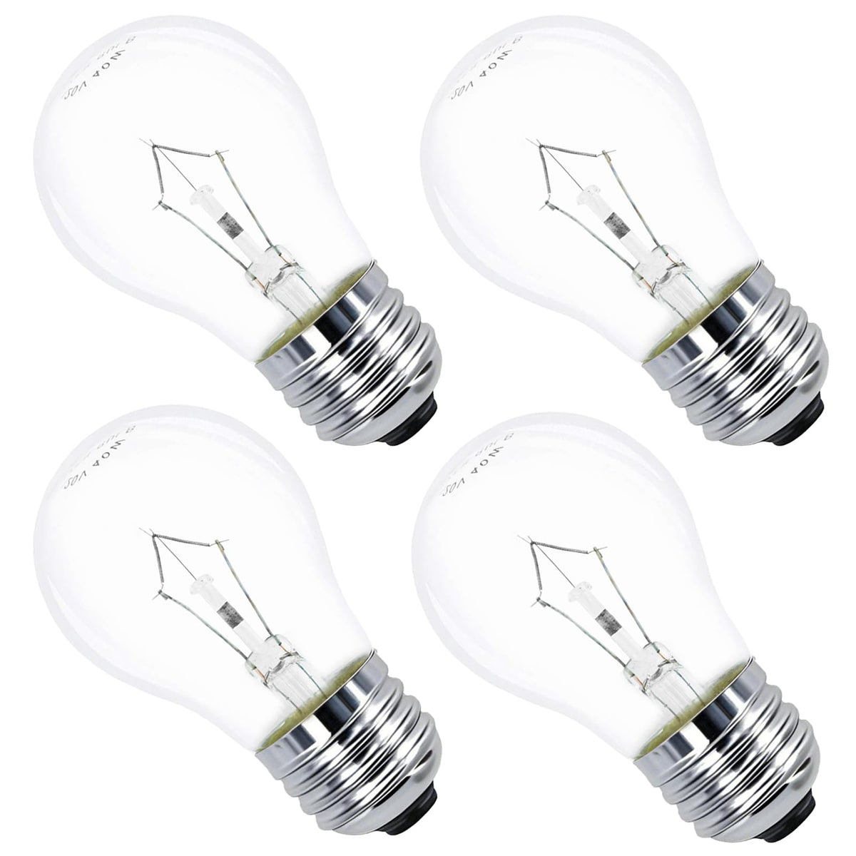 40 Watt Appliance Oven Light Bulb A15 Light Bulbs For Ovens/Microwaves/Range Hood/Refrigerator,High Temperature Resistance 300?,