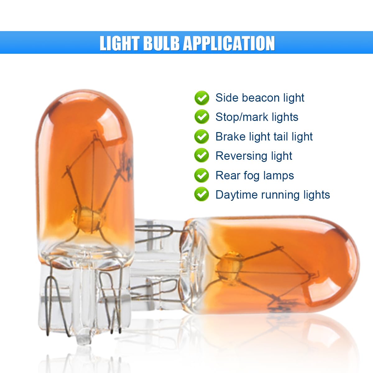 10 Pcs T20 12V 5W Car Flat Foot Mini Lights  Car Brake Light Turn Light Bulbs  Quartz Glass Instrument Lights  Halogen Width Indicator Lights  Auto Lighting Replacement Accessories (T10-Red)