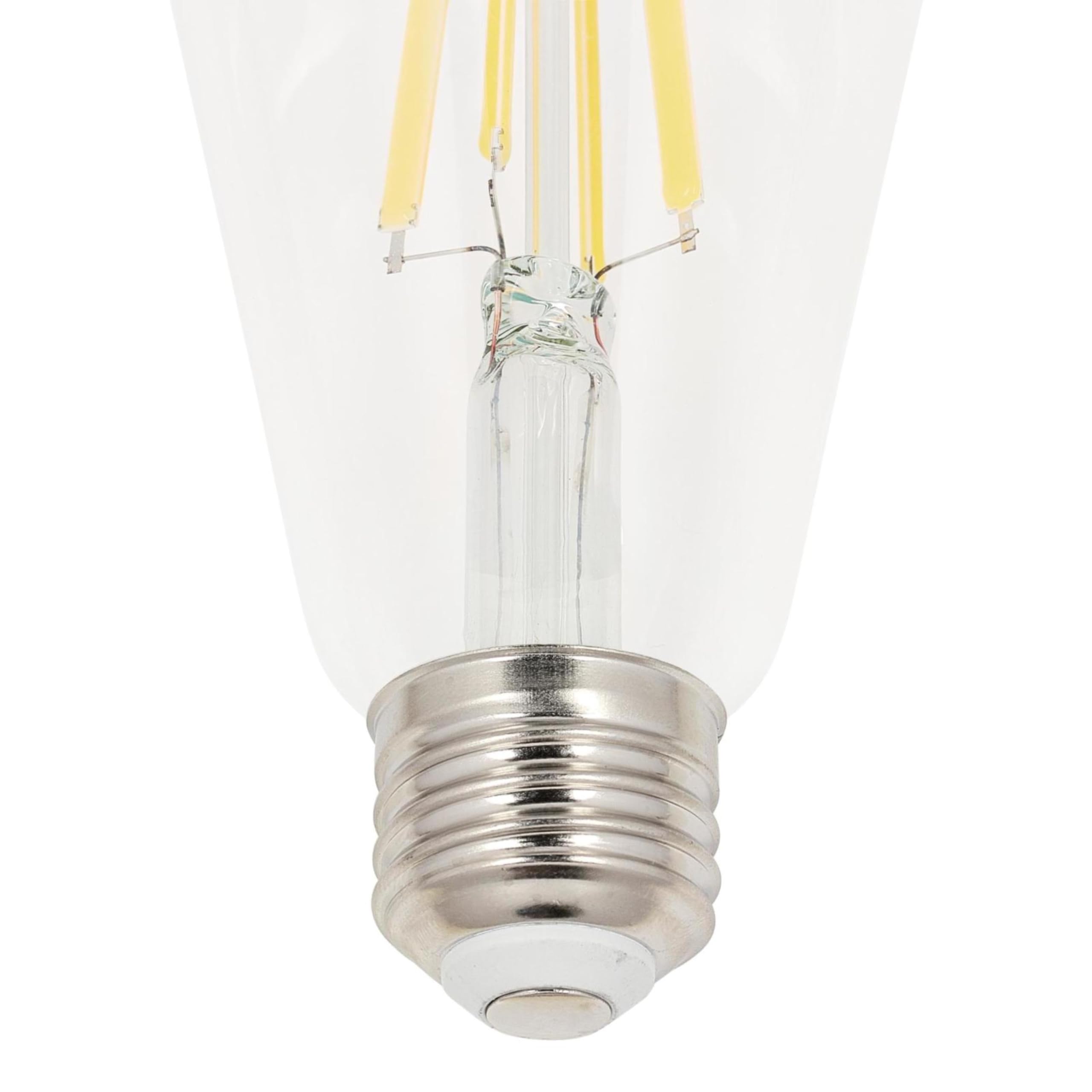 Westinghouse 5287020 Dimmable Clear Filament LED Light Bulb, 10W (75W Equivalent), Medium Base, 6 Pack