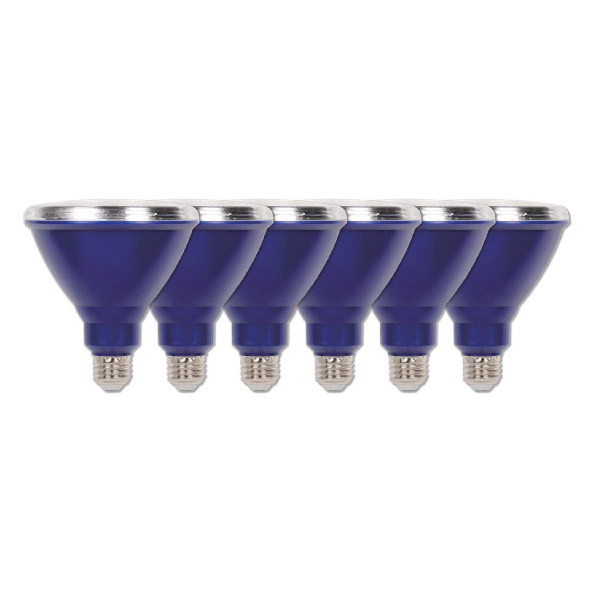 Westinghouse 3315120 100-Watt Equivalent Par38 Flood Outdoor Weatherproof Led Light Bulb With Medium Base (6), Six Pack Blue 331