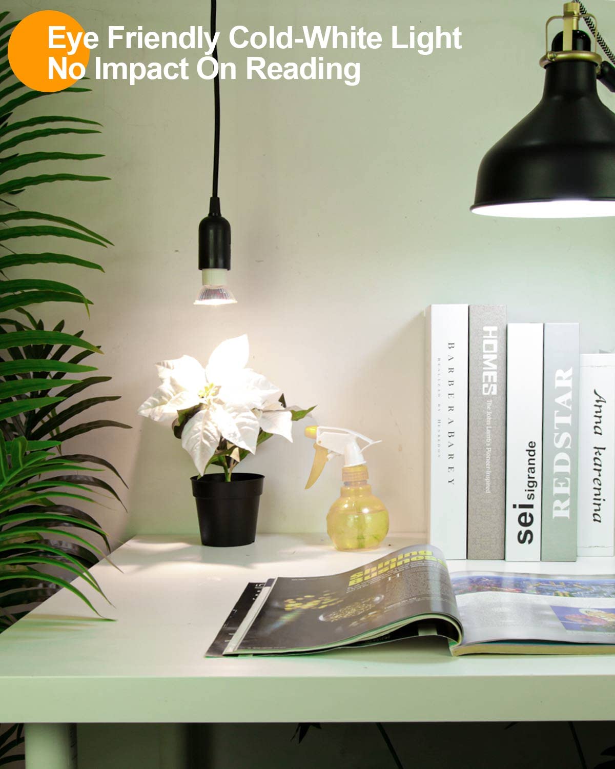 Dommia Grow Light, Gu10 Full Spectrum Grow Light Bulb, 5W Par16 Led Plant Light Bulb For Indoor Plants, Neutral White 4000K, 3-Count