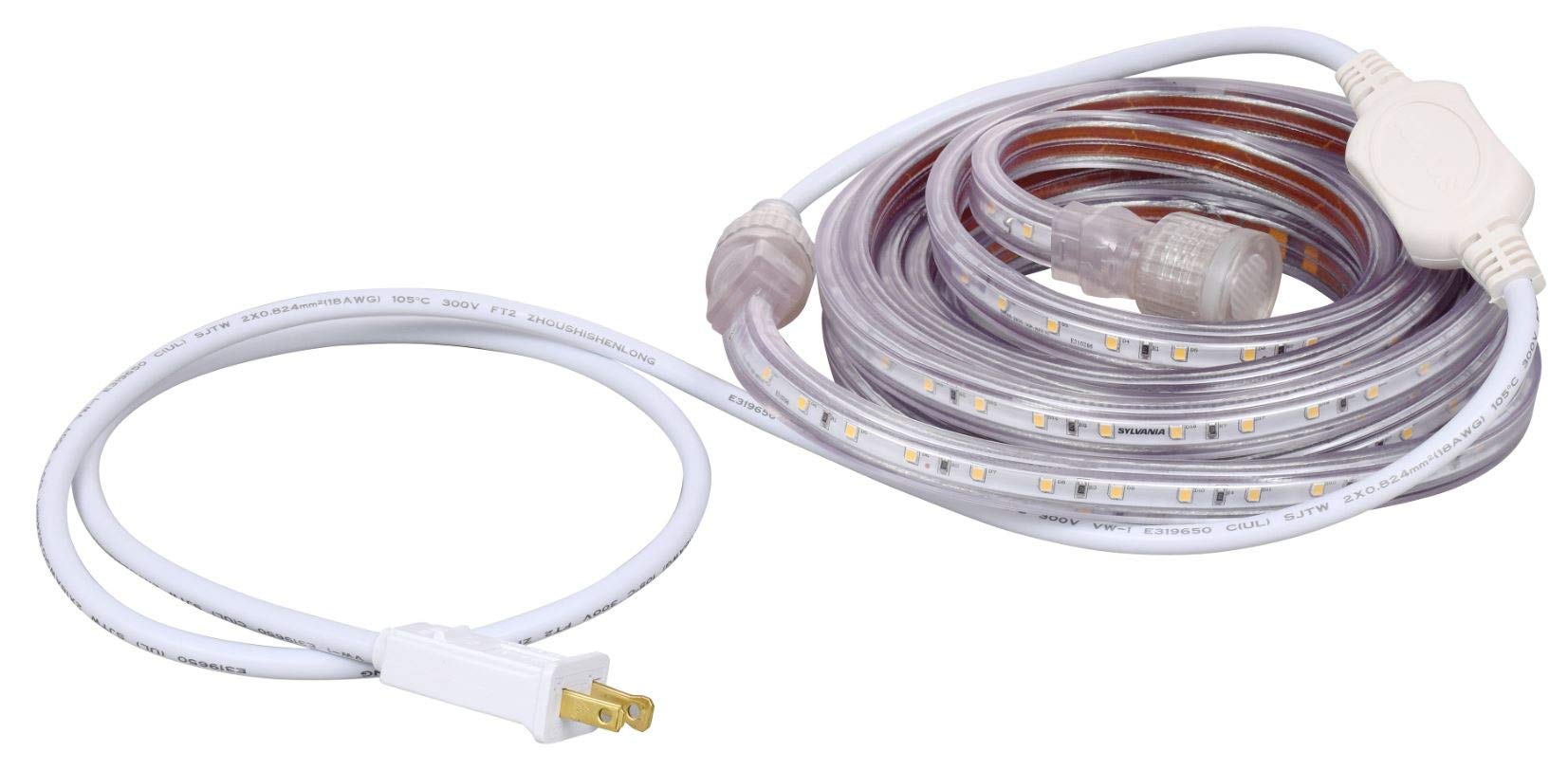LEDVANCE SYLVANIA LED Strip Lights, Outdoor Starter Kit, 16ft, 4000K, Model 75624