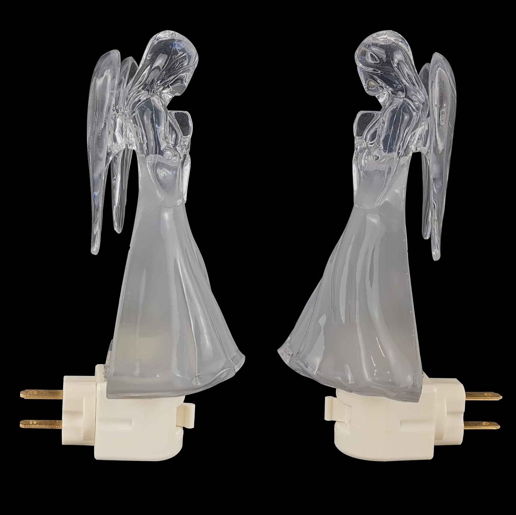 Huazhqing Praying Angel Night Light Plug Into Wall With On Off Switch C7 Bulb, Nite Lights Plug In Home Decoration Lighting Wall Night Light For Any Room-Bedroom Bathroom Kitchen Hallway Classroom
