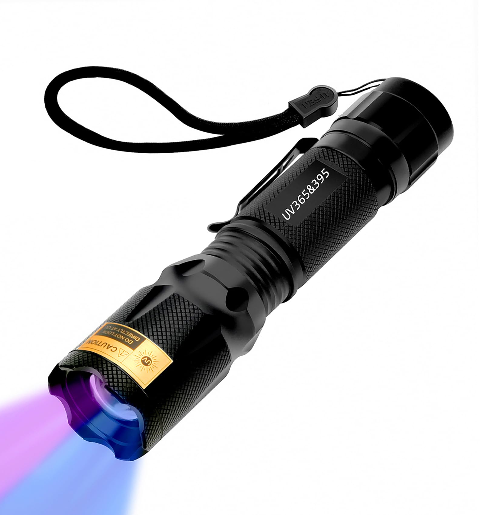 UV Flashlight Black Light- 365nm 395nm Ultraviolet Flashlights, Handheld Blacklight Torch Woods Lamp for Pet Urine Stains Detect