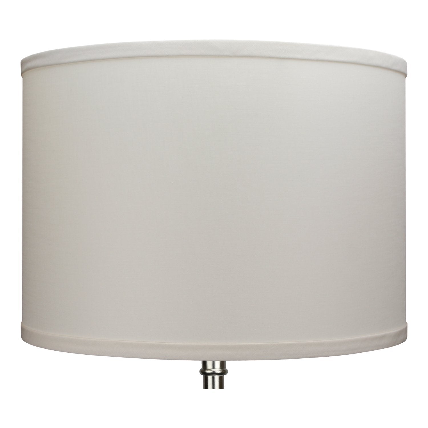 Fenchelshades.Com 14'' Top Diameter X 14'' Bottom Diameter 10'' Height Cylinder Drum Lampshade Usa Made (Ivory)