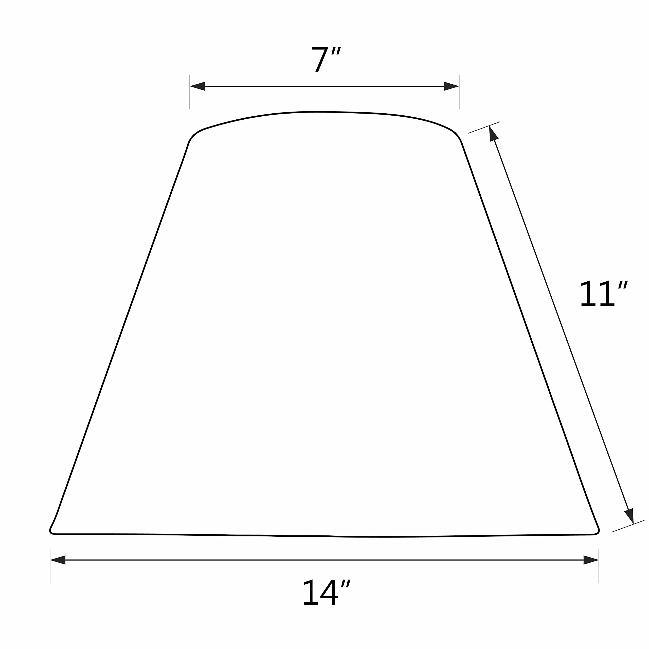 Aspen Creative 32291 Transitional Hardback Empire Shaped Spider Construction Lamp Shade In Flaxen, 14'' Wide (7'' X 14'' X 11'')