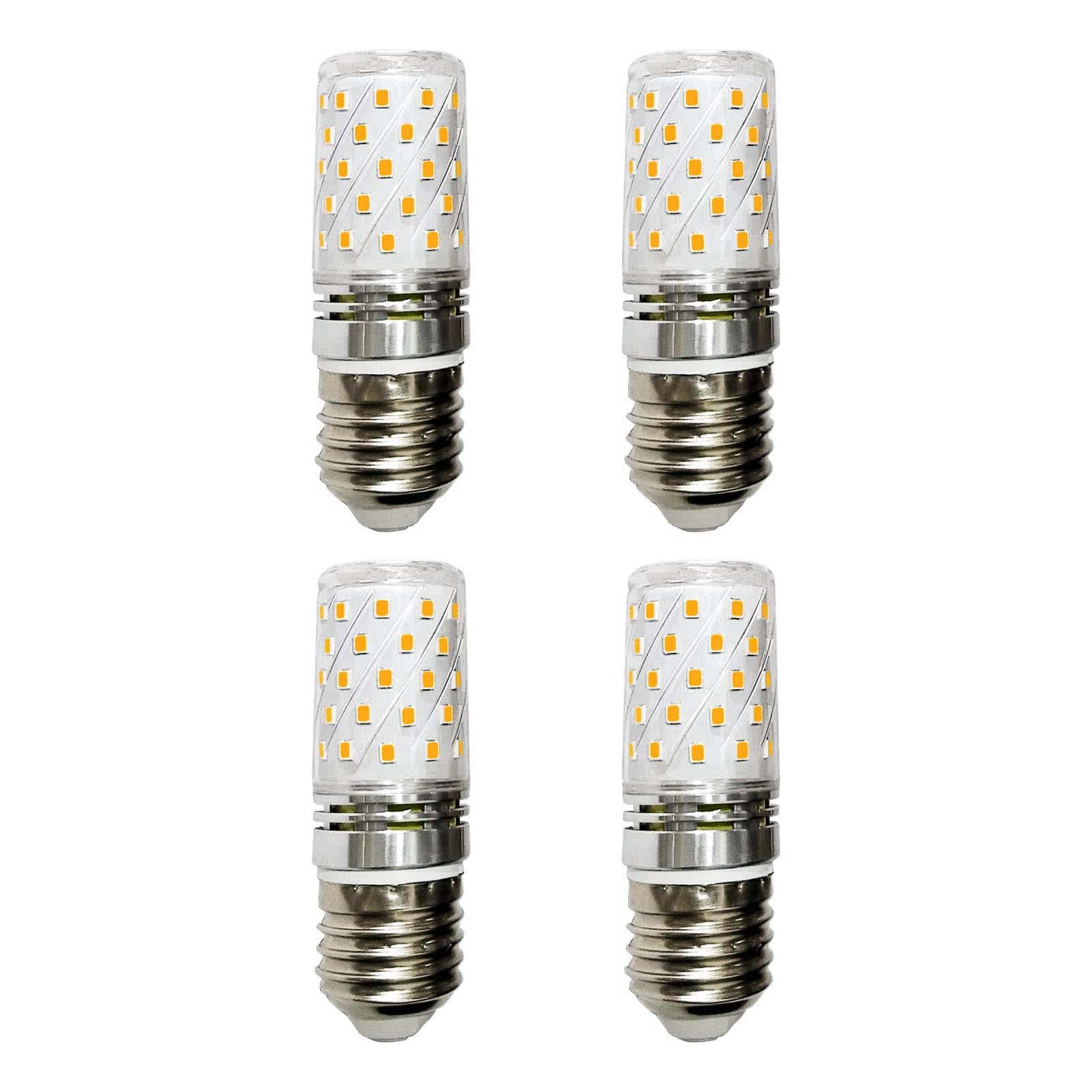 LIENNGKE 4 Pack E26 LED Light Bulbs Dimmable 60W Halogen Equivalent Edison Warm White 3000K 6W 600Lm AC 110V 120V 130V Medium Sc