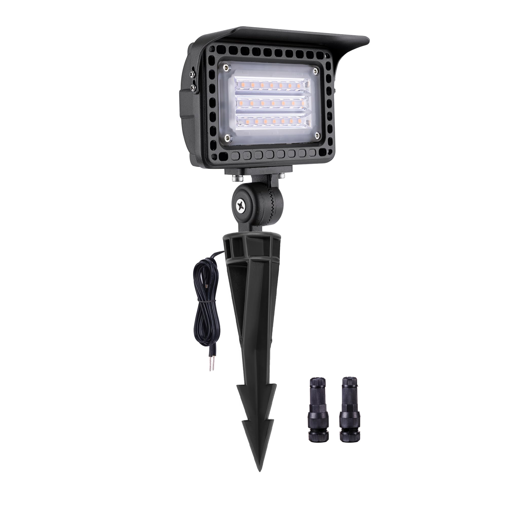 Gardenreet Low Voltage Flood Light - Landscape LED Wall Wash Light 12V, 5/10/15/20W & 3 Color Temperature Adjustable, Outdoor Al