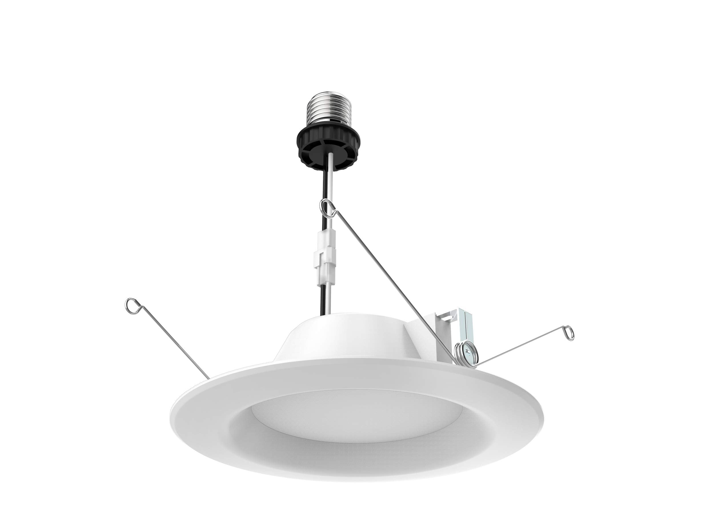 Satco S29313 Led Recessed Downlight Retrofit, 9.8 Watts, 5-6 Inches, White