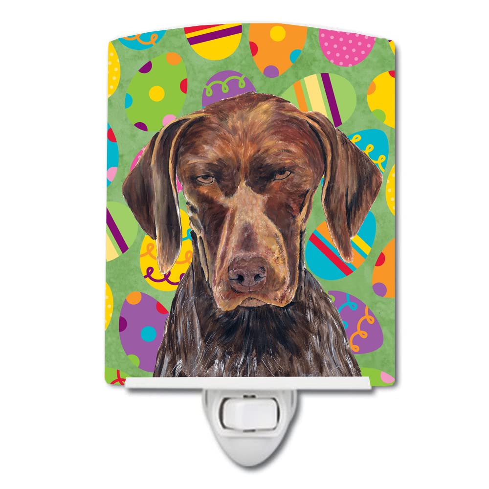 Carolines Treasures Ceramic Night Light, German Shorthaired Pointer, UL-Certified, 6x4x3in, Multicolor, Model SC9475CNL