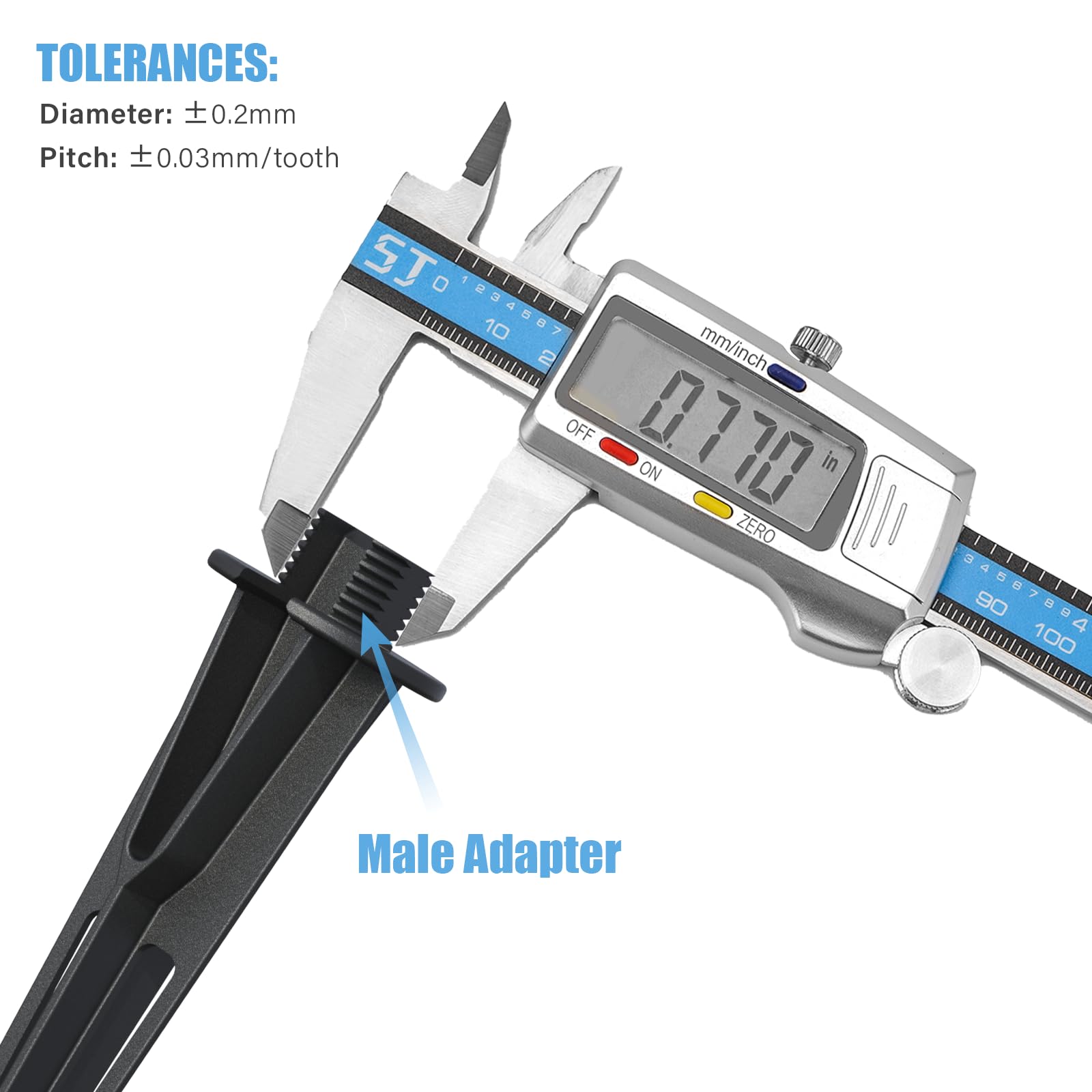 GOODSMANN 2PCS Metal Spikes Stakes with Male Thread 3/4-14NPSM 0.77IN for Low Voltage Landscape Lights Compatible with GOODSMANN