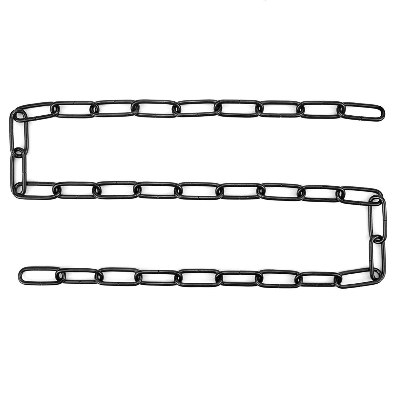 Hedume 6 Pack Black Chain Extension, 36'' Fixture Chain, Ideal Black Chain For Hanging Plants, Baskets, Lamp, Strong Hold