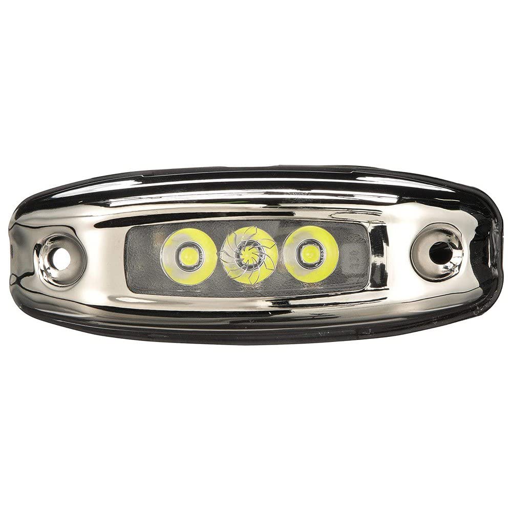 SEACHOICE Water Dragon LED Underwater Light, 3 White LEDs, 1,500 Lumens