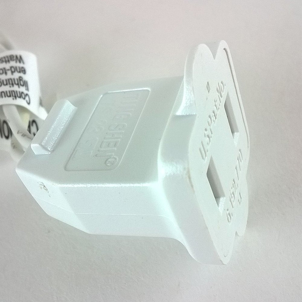 Vickerman Frosted White Mini Lights Set, 100 Count, Glass on White Wire, Model W4W1015