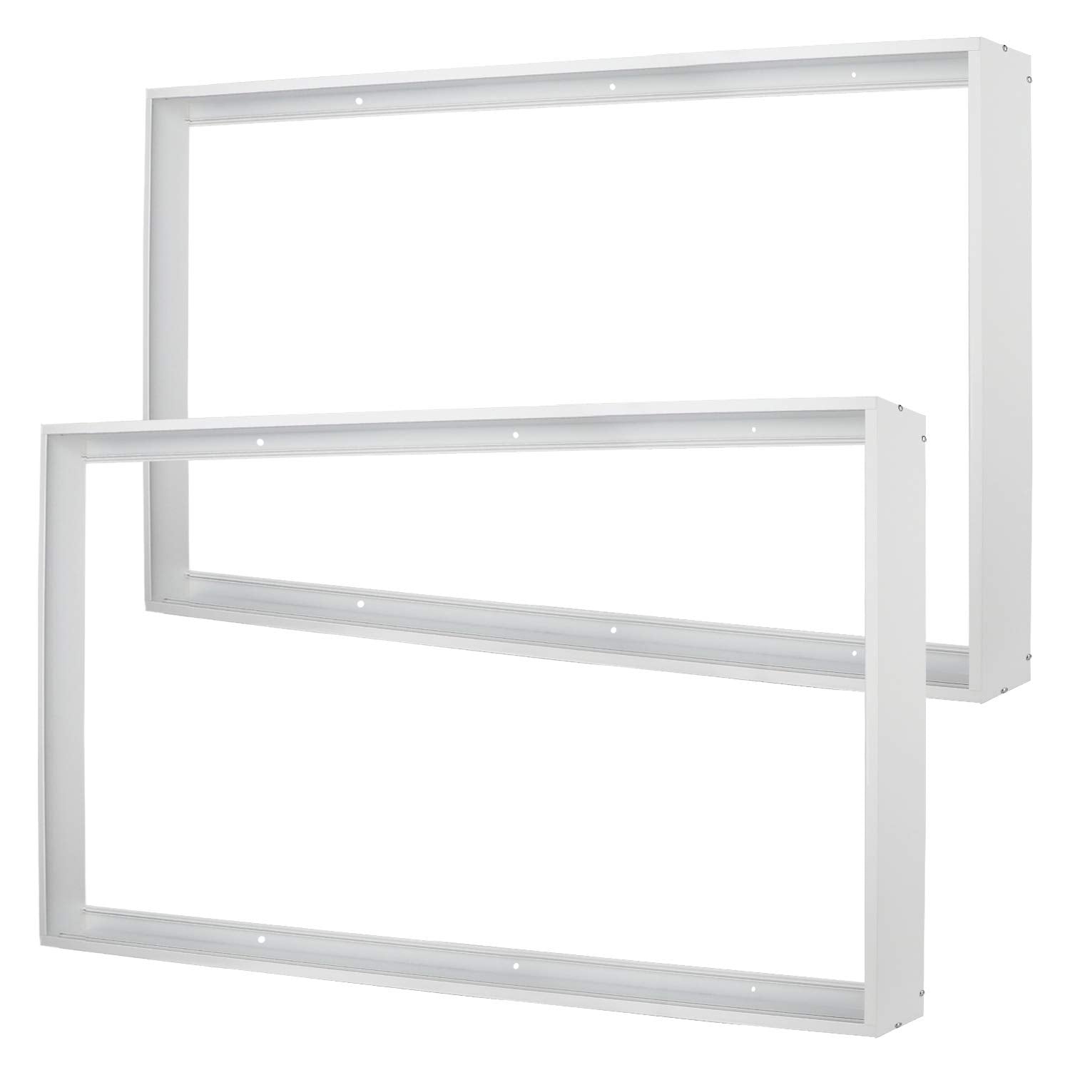 Zevnico 4X2Ft Aluminum Surface Mount Kit For Led Flat Panel Lights (Pack Of 2)