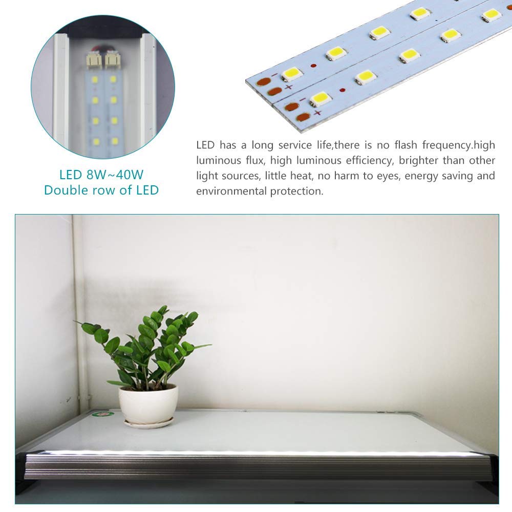 Led Industrial Machine Tube Light, Ip66 Waterproof Explosionproof Work Lamp 37.8" 30W For Cnc Internal, 110V To 220V Universal