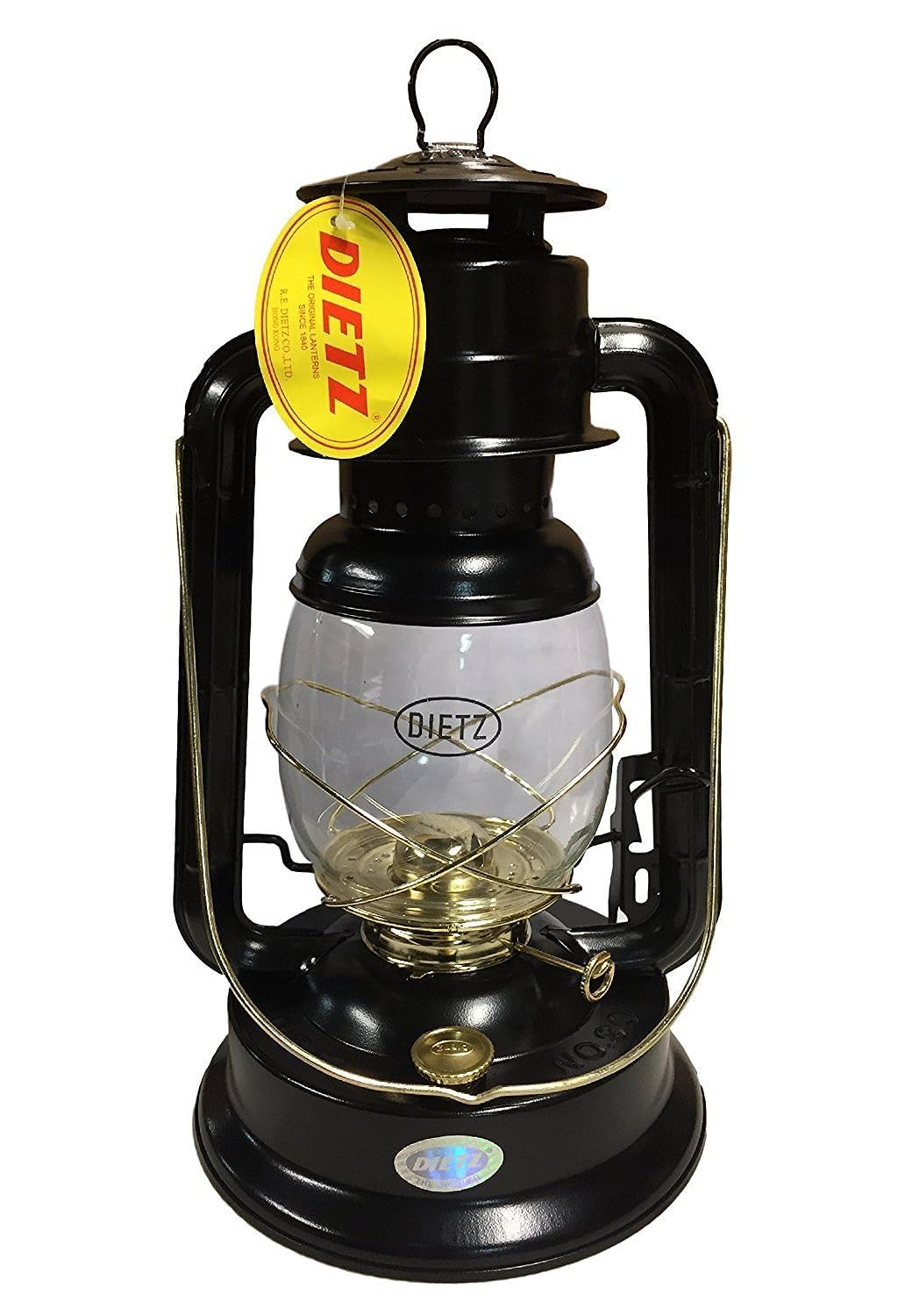 Dietz #90 D-Lite Oil Burning Lantern Black And Gold