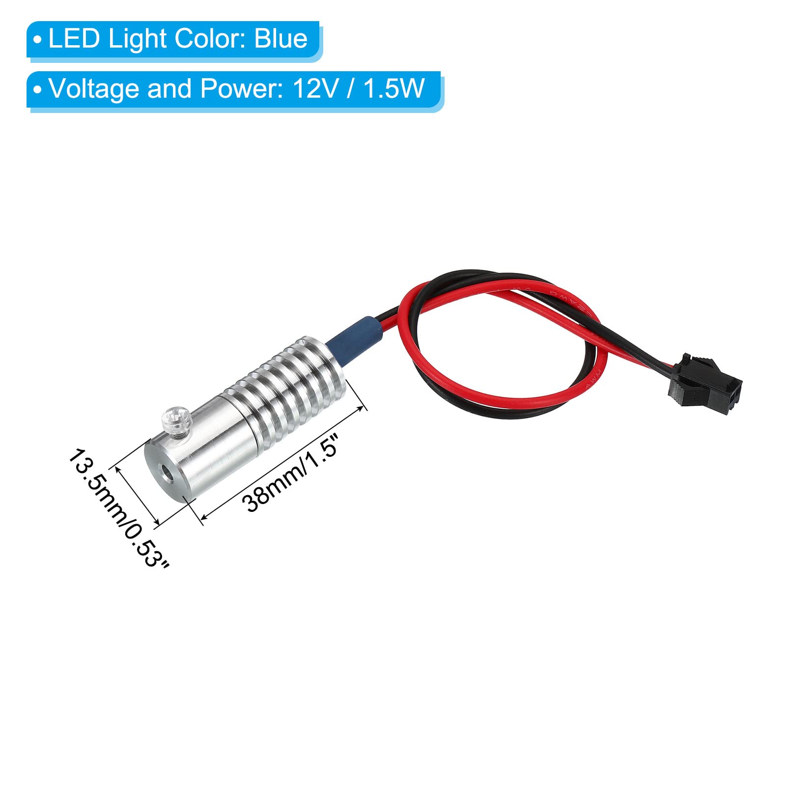 Patikil 3Mm 1M Pmma Side Glow Fiber Optic Cable Kit  With Led Aluminum Illuminator 12V 1.5W Guide Light Source Decoration For Home Diy Lighting  Blue