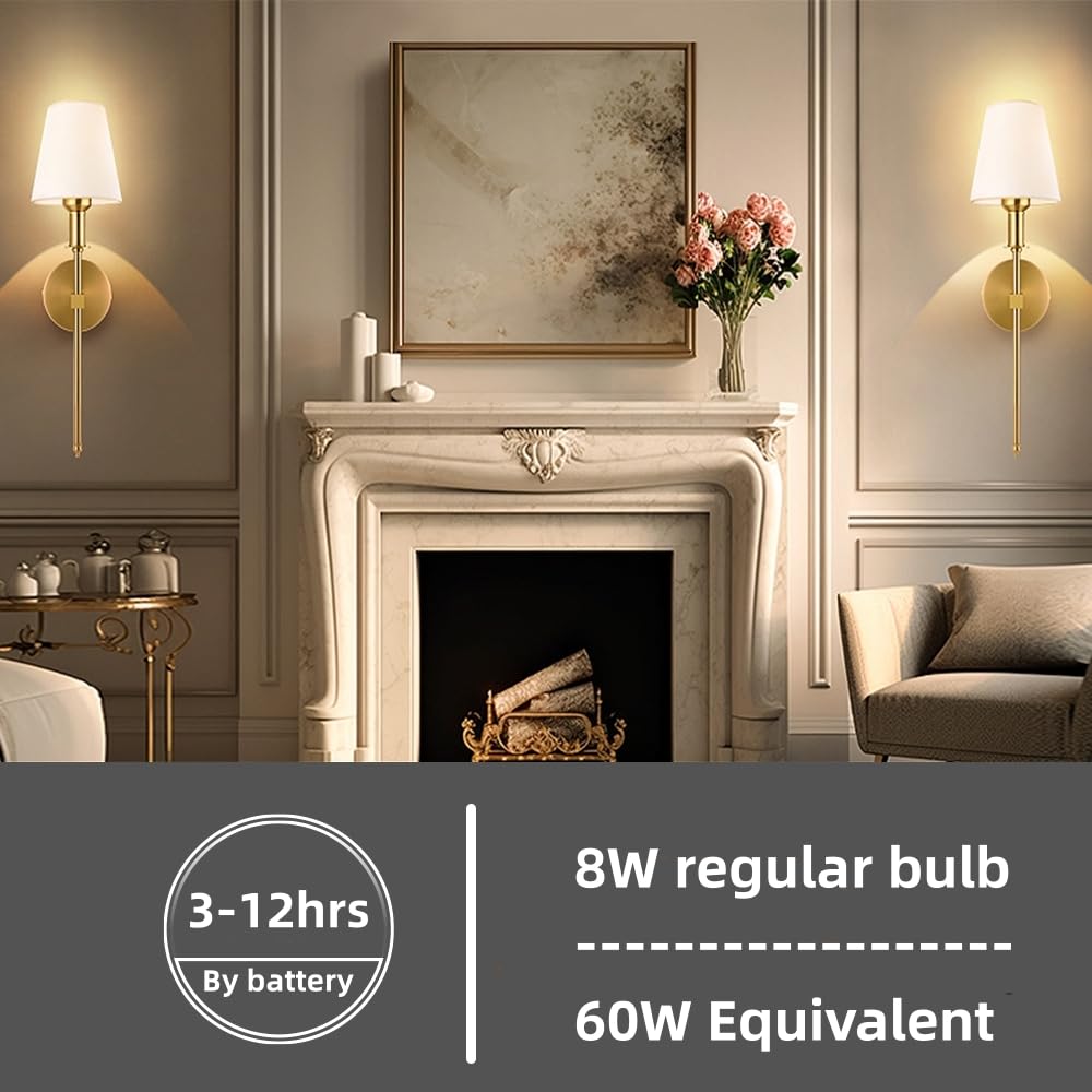 Blueye Rechargeable Light Bulbs,8W,60W Equivalent,Remote Control,Soft Warm 2700K-6000K,Flicker-Free,2600Mah,Emergency For Hurric