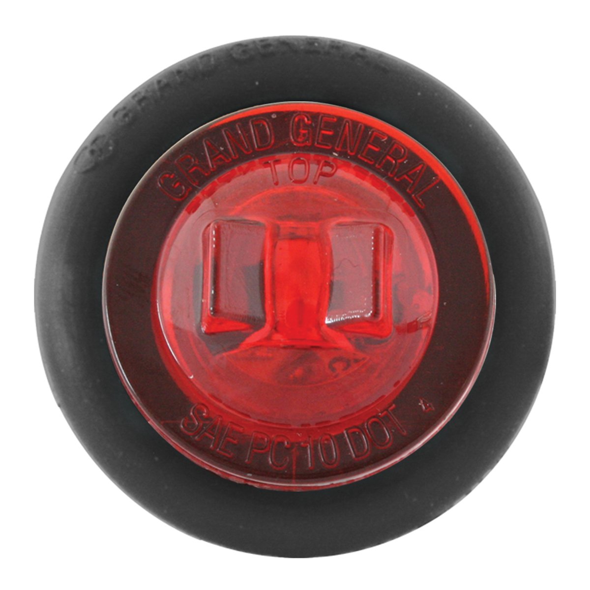 Gg Grand General 75202 1-1/4” Dual Function Mini Push-In Wide Angle Led Light For Trucks, Towing, Trailers, Atvs, Utvs, Rvs, Red/Red