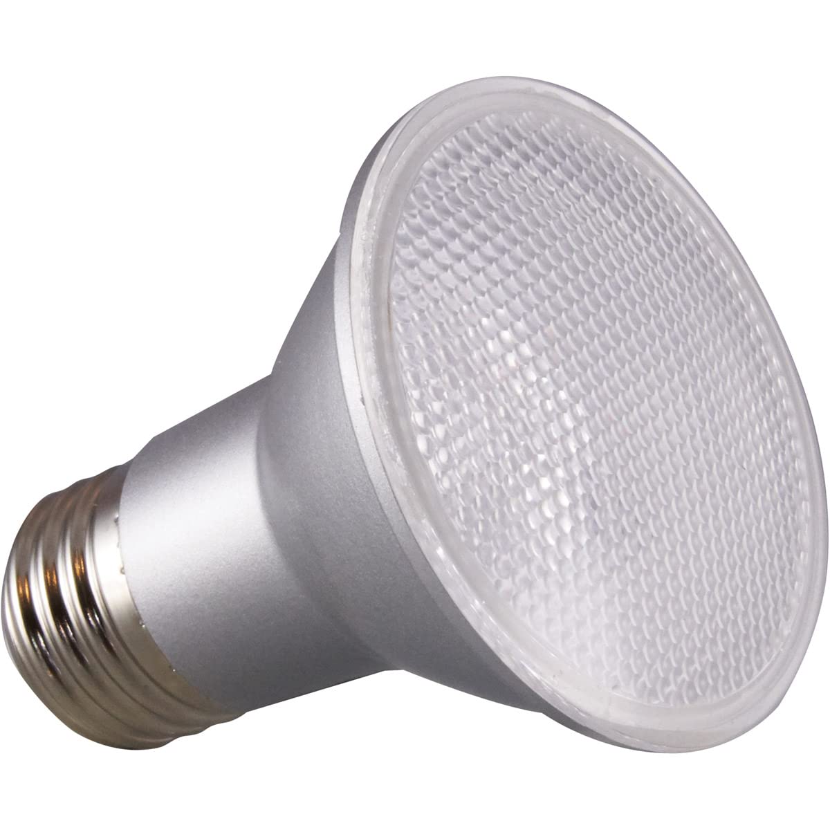 Satco 6.5 Watt PAR20 LED Reflector Light Bulbs 2700K Warm White 40 Degree E26 Medium Base 120 Volt 24-Pack Dimmable Wet Location