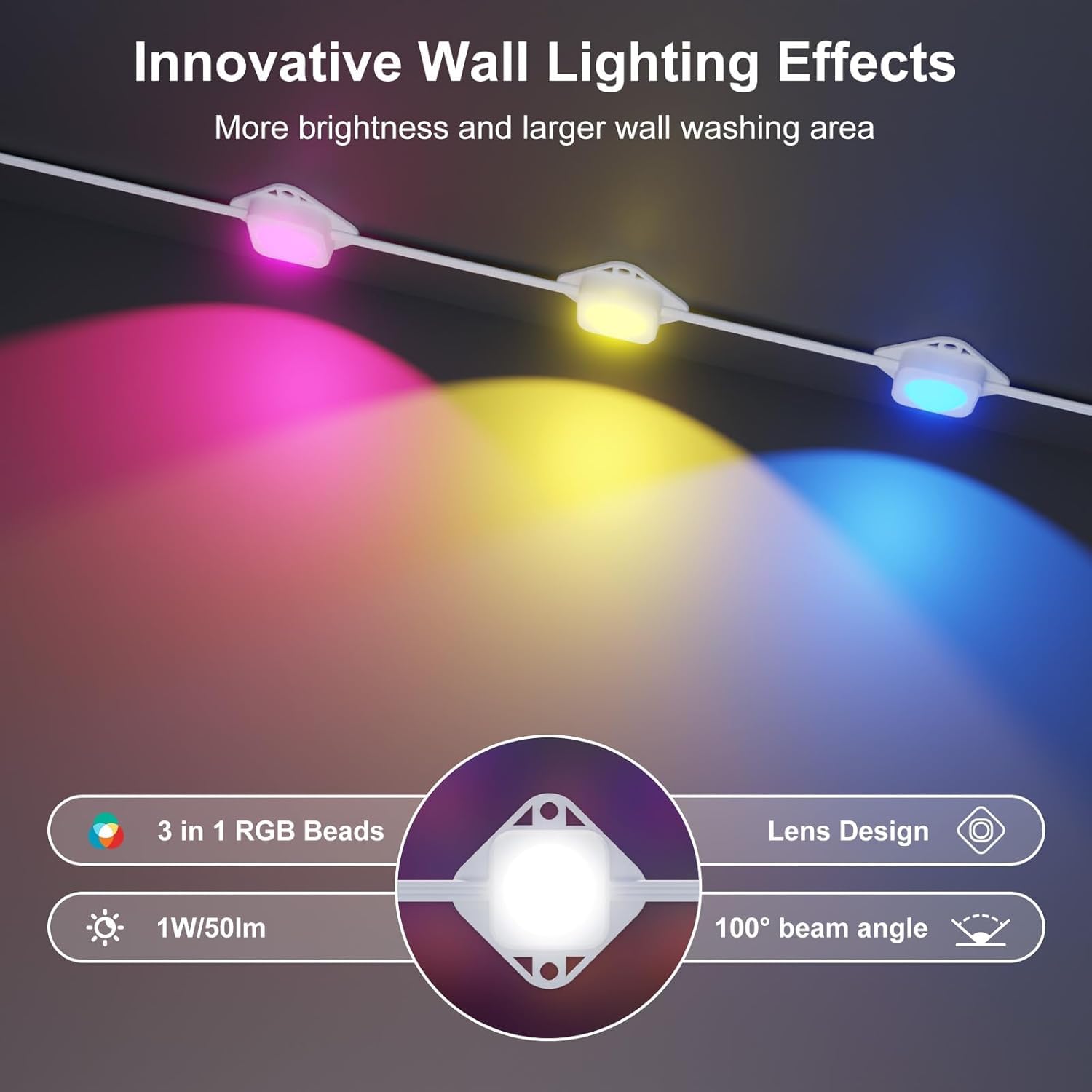 lemonmemory Permanent Outdoor Lights Smart Outdoor Home Lights 200ft with 144 LED Eaves Lights IP67 Waterproof for Valentines Da