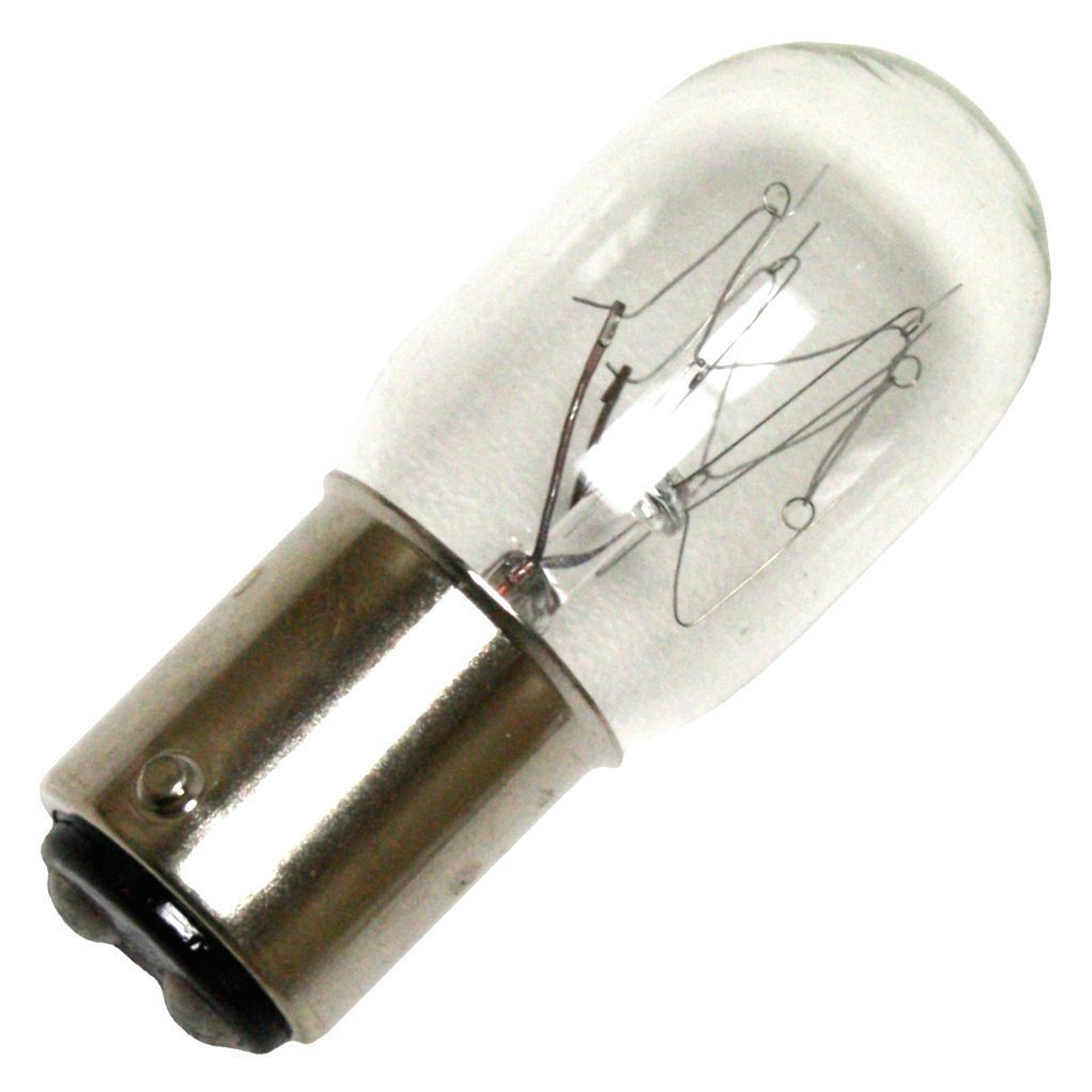 Bulbrite 15T7/DC Double Contact Bayonet Base Exit Light Bulb, Pack of 5, Model 706110, Copper