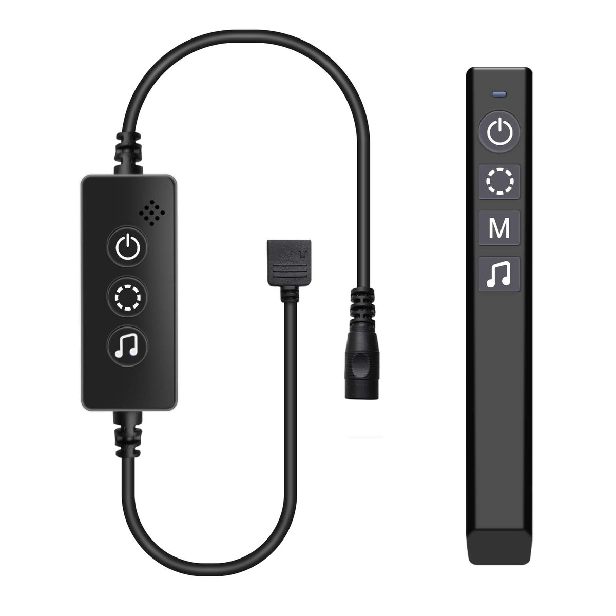 Rf Mini Wireless Remote Controller For Single Color 3528 5050 Led Strip Lights, Wireless Remote Control With Dc To Wire Connecto