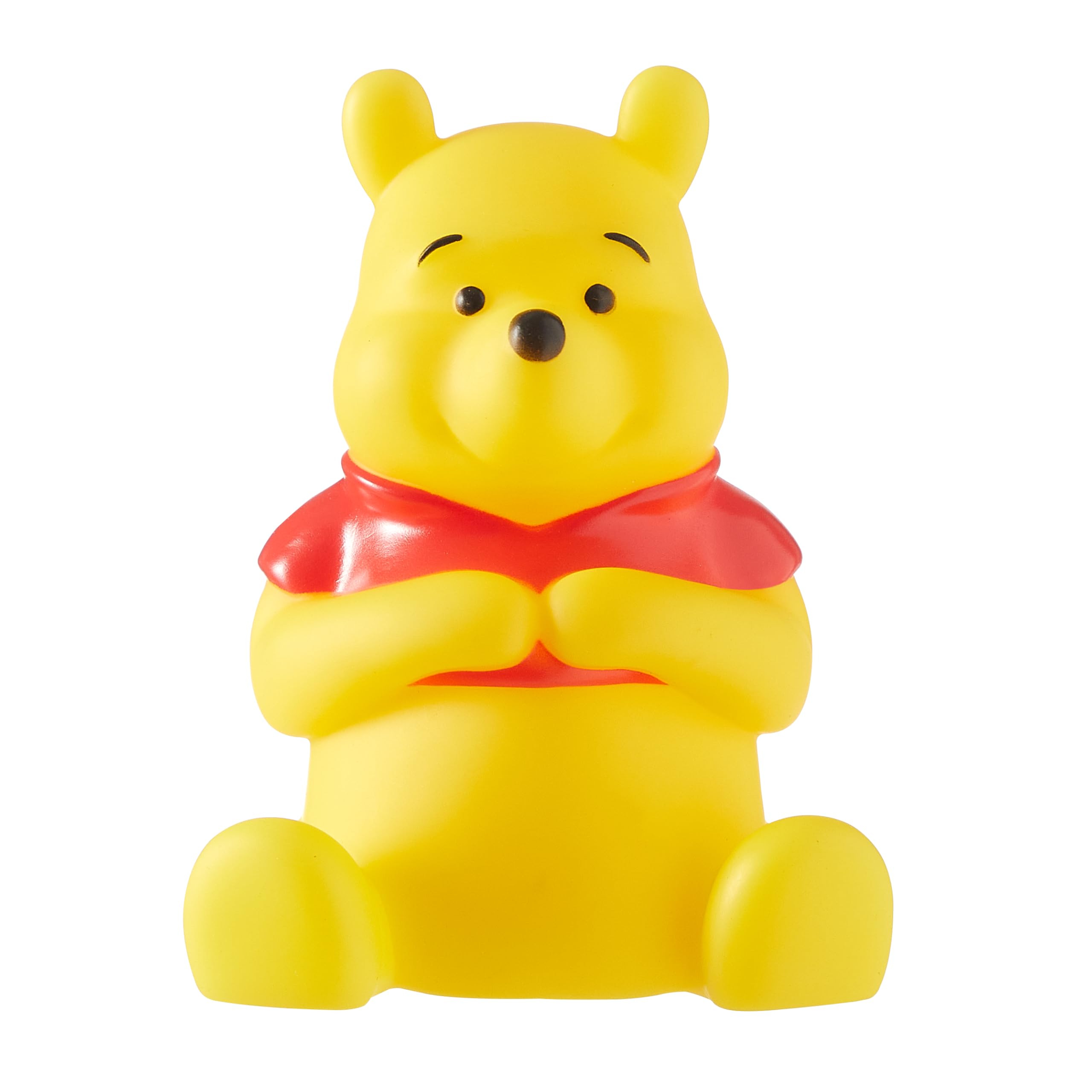 Disney Winnie The Pooh Squishy Mood Night Light 6 LED Soft Mood Lamp for Decor, Kids Bedrooms, Collectors & Gift Giving