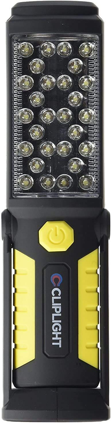 Cliplight Pivot Shockproof Led Magnetic Work Light And Flashlight, Black, 2 X 8.5 Inches - 24-458