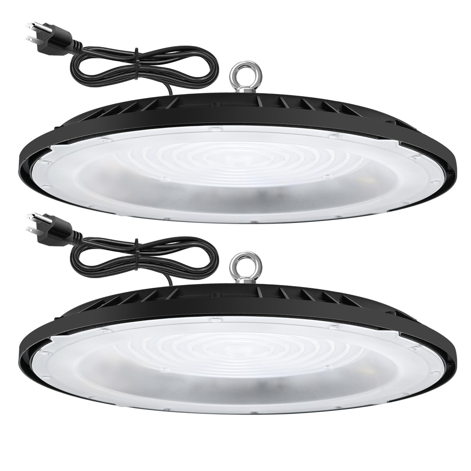 Flyship UFO LED High Bay Light, 200W High Bay LED Shop Lights 28000LM 5000K, High Bay Lights for Garage, Warehouse, Workshop, Fa