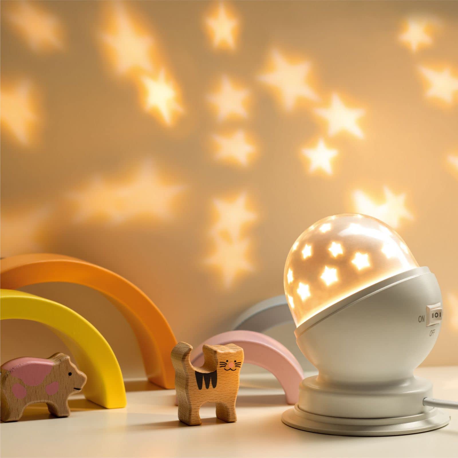 Toyunia Star Night Light for Kids Star Night Light for Kids Bedroom Girls Night Light Starry Night Light Projector Plug in Night