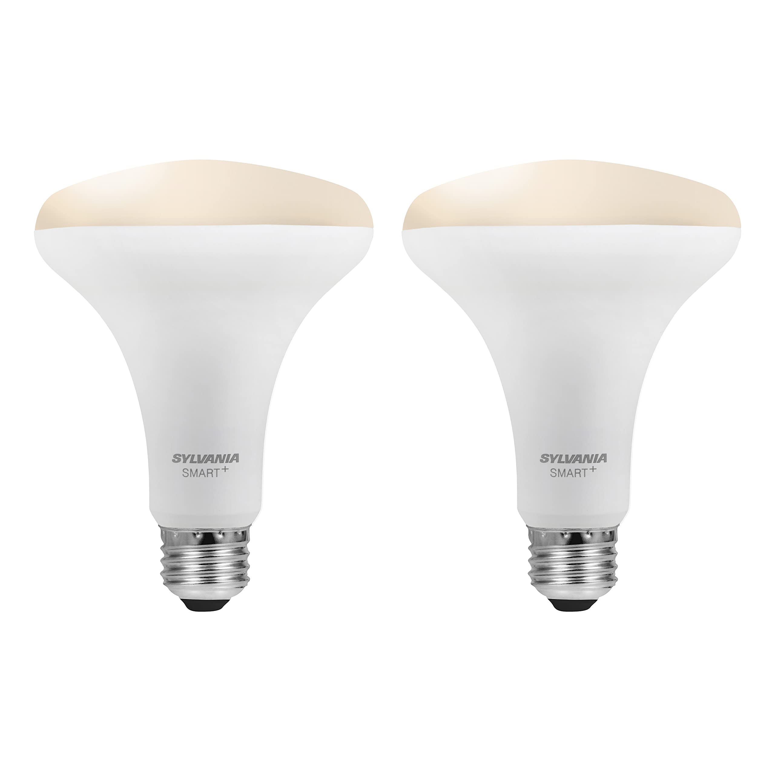 Sylvania Bluetooth Mesh Led Smart Light Bulb, One Touch Set Up, Br30 65W Replacement, E26, Soft White, Works With Alexa Only - 2