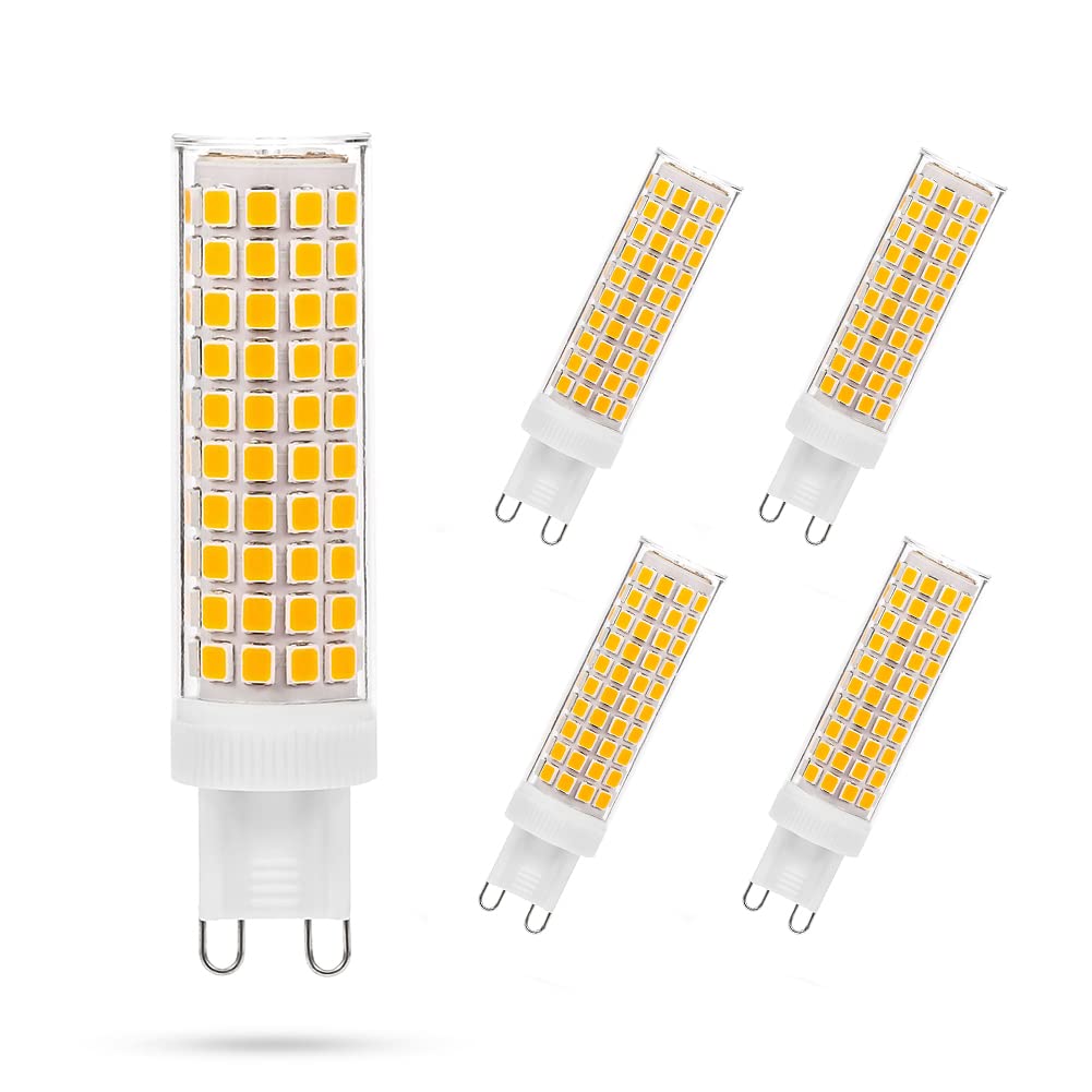 Yosenmi G9 Led Bulb 10W, 100W G9 Halogen Bulb Equivalent, 1200Lm, Ac 100V-265V, Daylight White 6000K, Non-Dimmable G9 Bulbs For