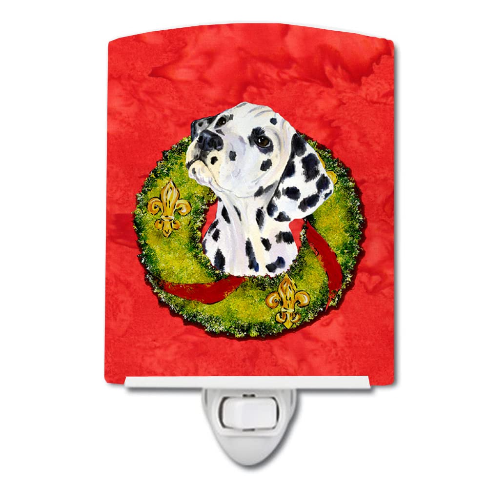 Carolines Treasures Ceramic Night Light, Dalmatian Design, UL-Certified, 6x4x3 inches, Model SS4182CNL, Ideal for Bedroom and Nursery